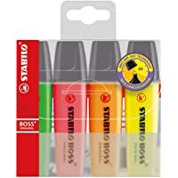 STABILO BOSS Original Marcador fluorescente multicolor - Estuche con 4 colores